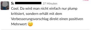 Was andere Leute sagen